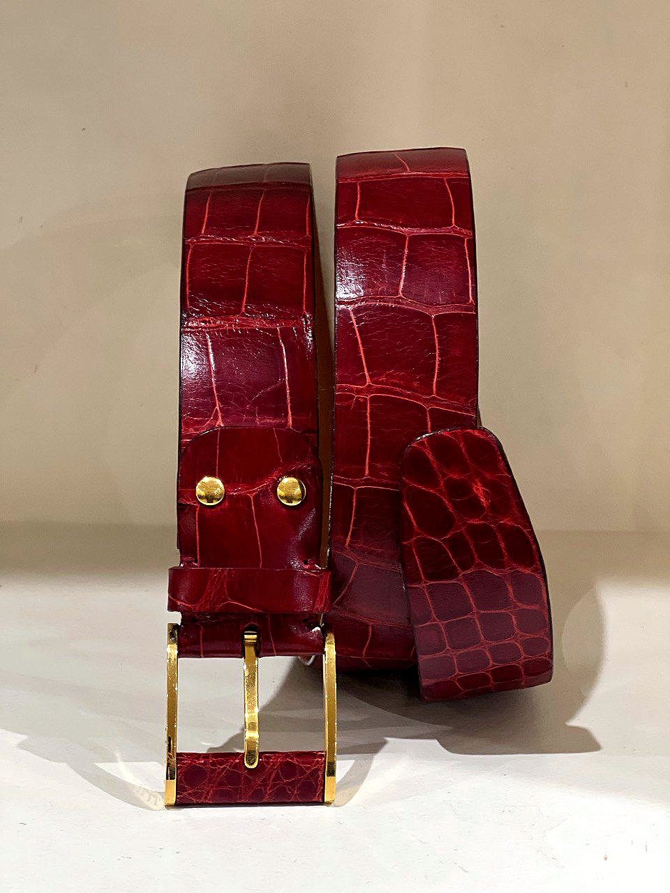 Ремень Zilli из кожи крокодила - photo 1