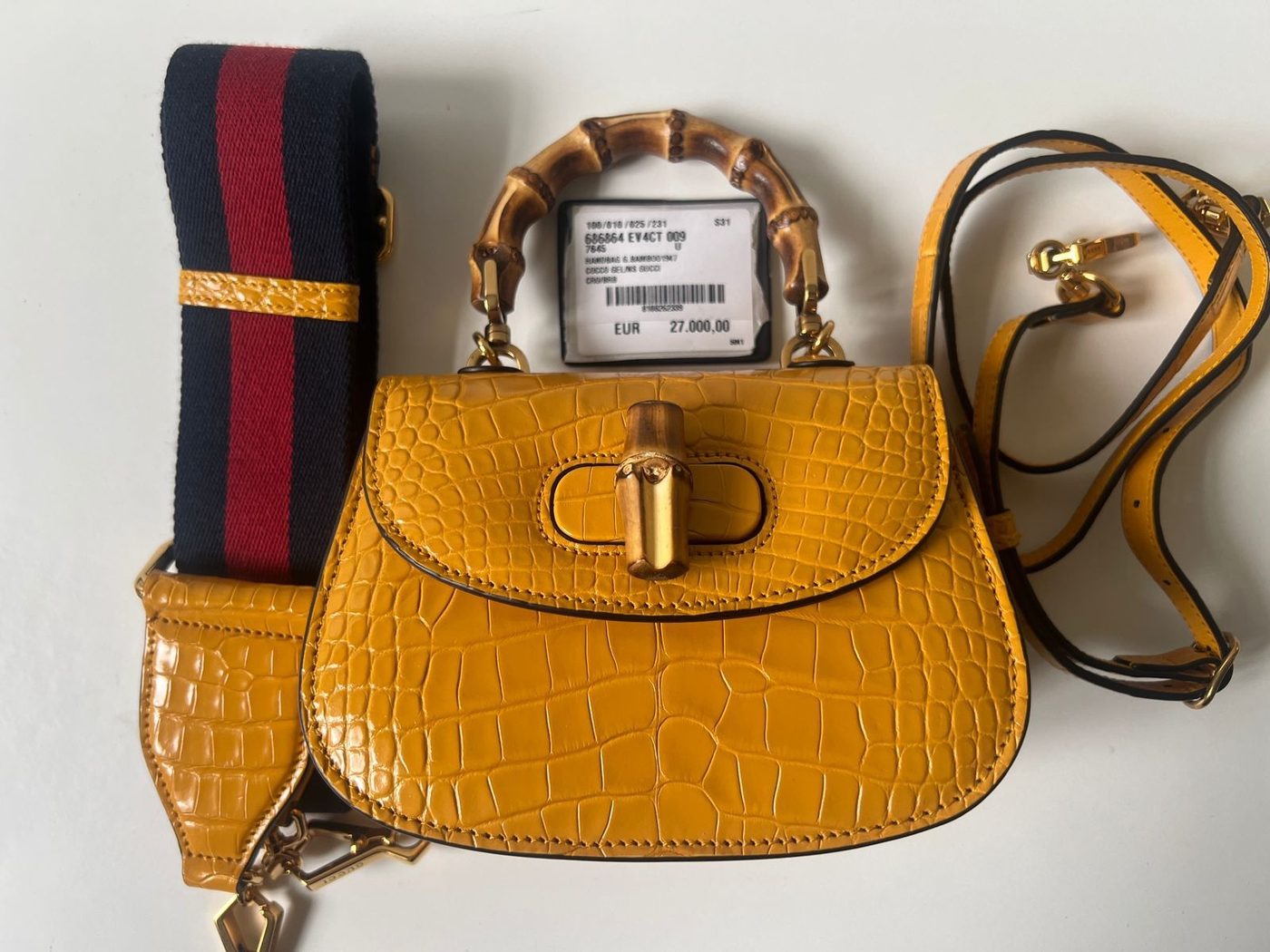 Сумка Gucci из крокодиловой кожи - photo 1