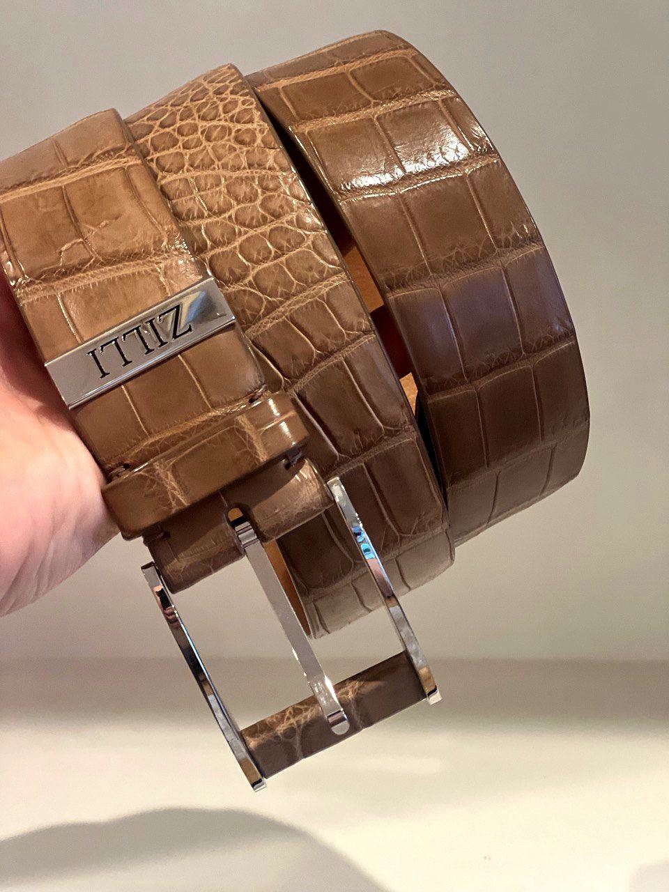 Ремень Zilli из кожи крокодила - photo 1